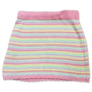 ⭐️WILD FABLE Pastel Crochet Knit Mini Skirt